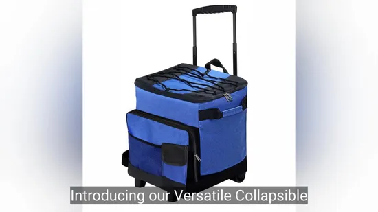 Versatile Collapsible Trolley Cooler Bag for Outdoor Adventures