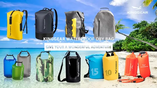 Outdoor Wholesale Ocean Pack 5L 10L 15L 20L Floating Boating Fishing Swimming 500d PVC Ocean Pack Waterproof Dry Bag 