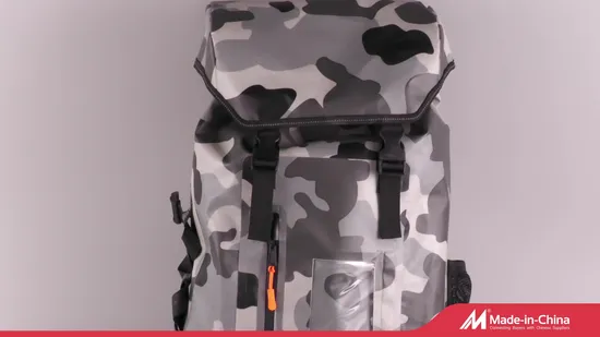 Lightweight Outdoor Camouflage 30 Liter Waterproof Dry Backpack Bag 