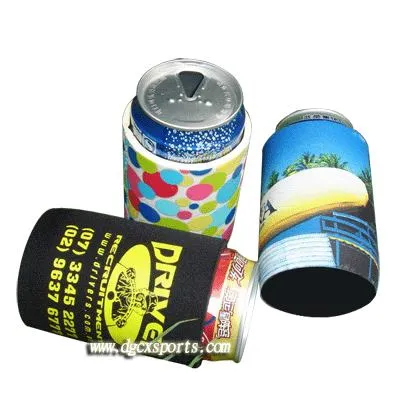 Neoprene Insulated Carrier Can Bottle Beer Cooler for Backpack Hiking, Portable Neoprene Wine Stubby Cooler Bottle Cooler Carrier Cover Sleeve Tote Bag Pouch 