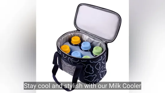 Milk Cooler Bag Waterproofbreast Milk Lunch Tote Insulated Picnic Bag 