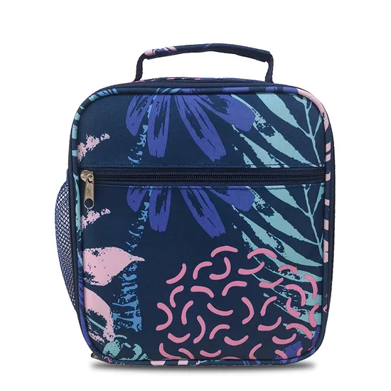 Customized Eco Full Print Glow in Dark Student Traveling Camping Picnic Insulated Tote Cooler School Children Kid Lunch 
