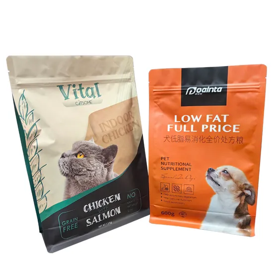 Pet Ny PP VMPET Ziplock Gift Aluminum Pet Food Cosmetic Plastic Zipper Zip Compound Cat Liner Coffee Dry Fruit Printed Food Packaging Custom Stand up Pouch Bag 