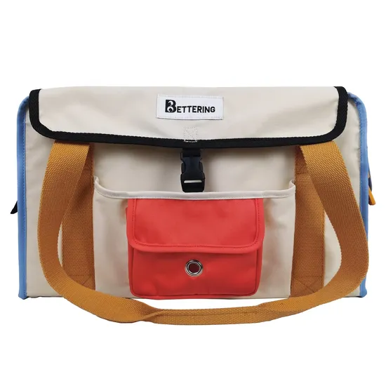 Soft Foldable Travel Outdoor Dog Carrier Cat Carrier Waterproof Warm Customized Pet Backpack Casual Pet Bag 