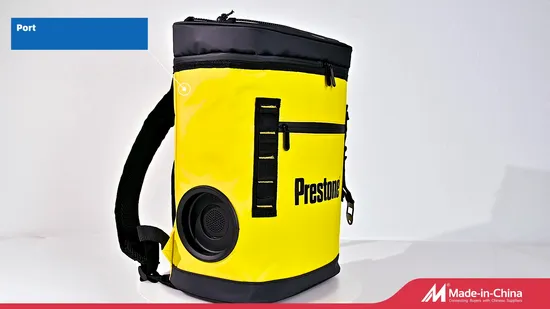 Soft Bluetooth Cooler Speaker Backpack Portable Travel Cooler Backpack with Built in Speakers 
