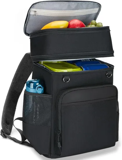 Insulated Backpack Cooler Waterproof Leakproof Soft Expandable Portable Ice Chest 