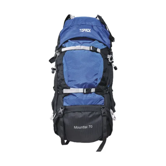 Waterproof Camping Essentials Outdoor Backpack Bag with Rain Cover, Super Capacity 70 Liter Lightweight Backpacking Hiking Backpack 