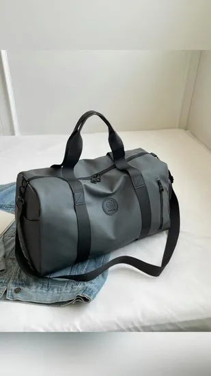 Waterproof Outdoor Sports Bag Fitness Gym Duffle Bag with Shoe Compartment 