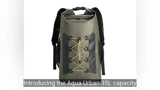 Aqua Urban 35L Capacity Waterproof Dry Backpack Dry Bag with Shoulder Straps 